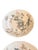 Vintage Adams India Parrot Gray Chinoiserie Ironstone Salad Plates, Set of 3 For Sale - Image 11 of 12