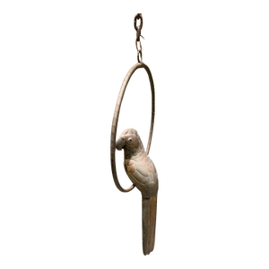 Sergio Bustamante Hanging Parrot Sculpture Arts Craft Mid-Century Modern