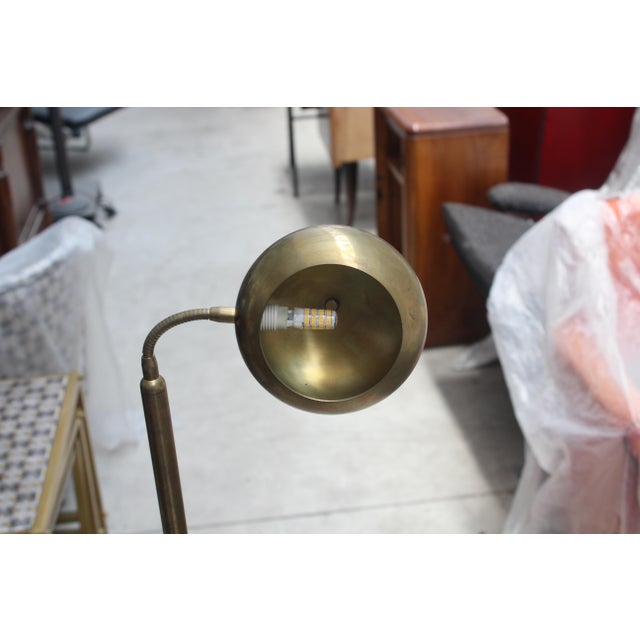Italian Floor Lamp in Brass For Sale - Image 3 of 8