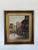For your consideration: Exquisite Midcentury European cityscape Oil on canvas Original frame