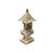Wood Vintage Oriental Pagoda Shrine Buddha Collectible Display Art Figure For Sale - Image 7 of 16