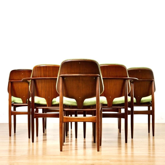 Mid-Century Modern Set of Eight Mid Century Dining Chairs Attributed to Elliots of Newbury For Sale - Image 3 of 15