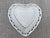 Vintage Hand Painted Reticulated Porcelain Heart Dish For Sale - Image 9 of 10