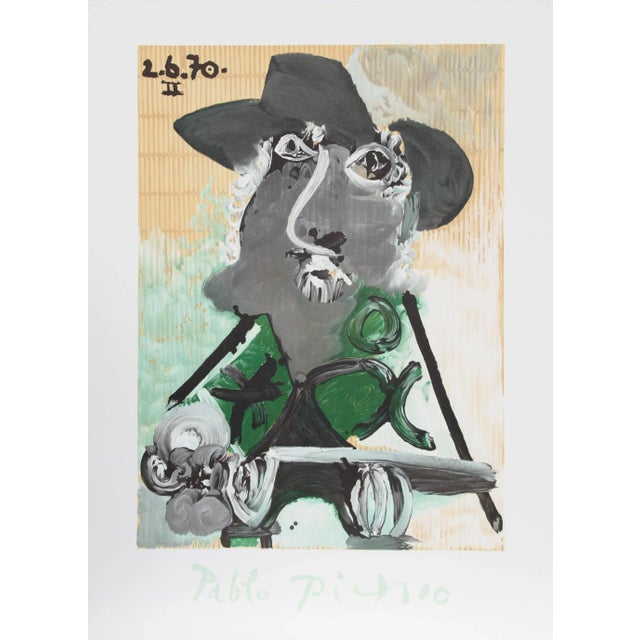 Portrait d'Homme au Chapeau Pablo Picasso Year: of Original: 1970 | Year Printed: 1979-1982 Medium: Lithograph Edition:...