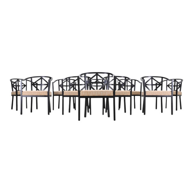 Set of Ten Josef Hoffmann for Wittman Villa Ast Dining Chairs For Sale