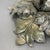 1950s Florentiner Silvered Metal Leaf Theatre Ceiling Light, Italy, 1950s For Sale - Image 5 of 17