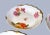 French Antique French Limoges Floral & Gold Porcelain Bowls - Set of 8 For Sale - Image 3 of 14