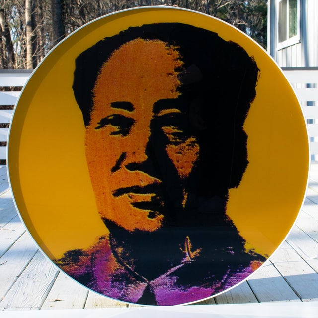 1970s Lightbox Acrylic Print, Mao Tse Tung Silkscreen, Circa 1970 After Andy Warhol For Sale - Image 5 of 18