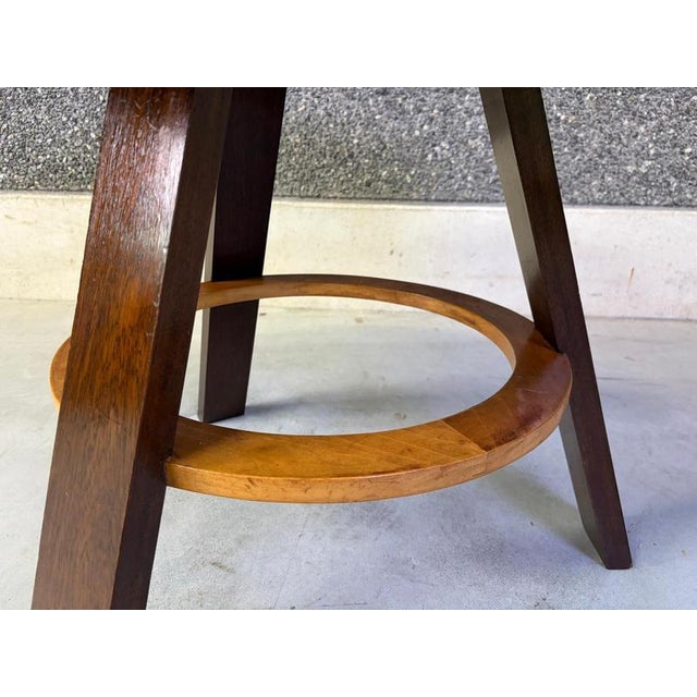 French Art Deco Marquetry Center Table, 1930s For Sale - Image 10 of 11
