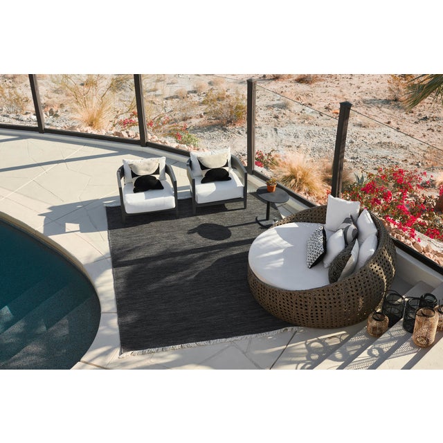 Momeni Cove Charcoal Hand Woven Area Rug 5' X 8' For Sale In Atlanta - Image 6 of 12