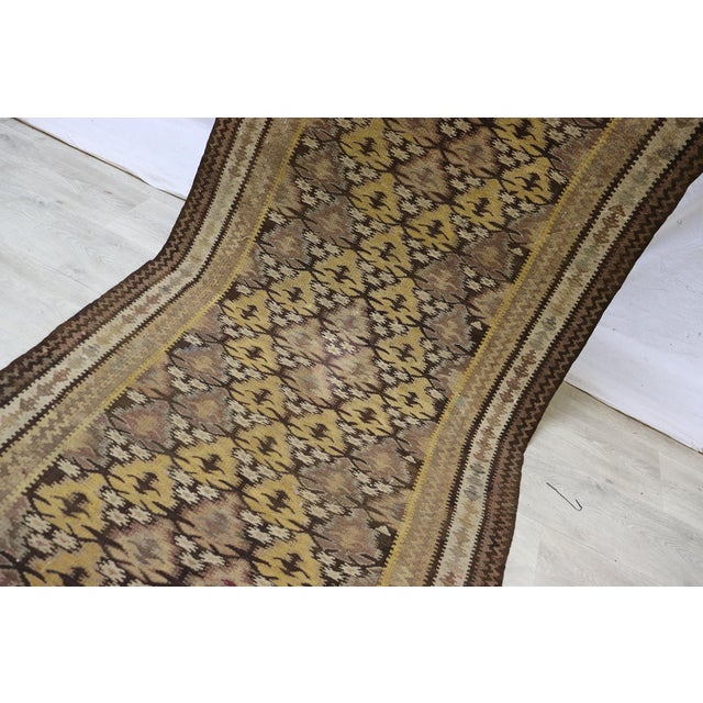 Beige Caucasian Kilim Rug, 1920s For Sale - Image 8 of 15
