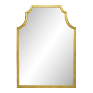 Matthew Izzo Home Lenwood Gold Leaf Wall Mirror For Sale
