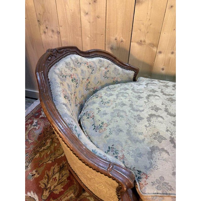 Louis XV Chaise Longue attributed to Nogaret For Sale - Image 10 of 11
