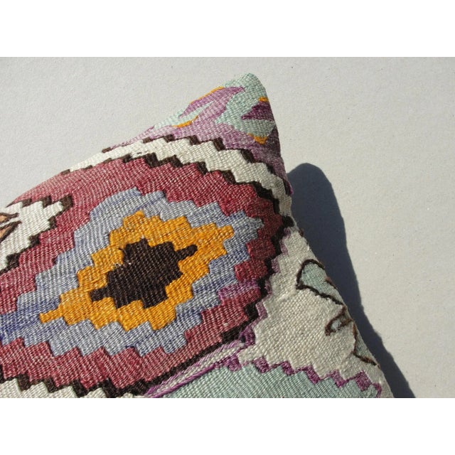 Kilim Rug Pillow For Sale - Image 10 of 11