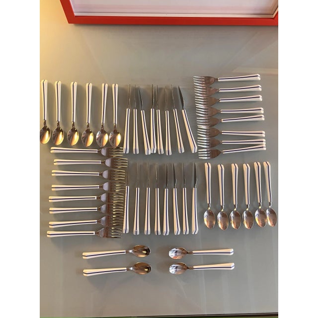 Air France Cutlery by Nathalie Georges, 1980s, Set of 48 For Sale - Image 6 of 17