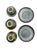 Hand-Painted Vietnamese Ceramic Tea Set for 4 With Dual-Glaze Finish For Sale In New York - Image 6 of 6