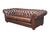 Vintage Cognac Brown Leather Chesterfield Sofa | Deep Tufted English Club Couch For Sale In Los Angeles - Image 6 of 14