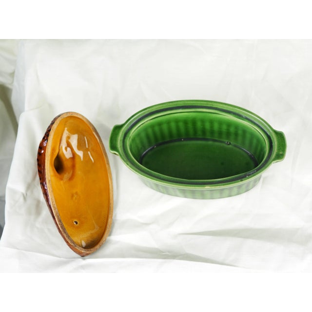 Campaign Early 20th French Trompe l'Oeil Woodcock Tureen For Sale - Image 3 of 11