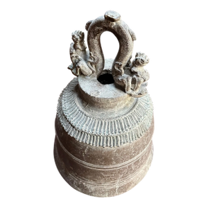 Antique Burmese Mandalay Buddhist Temple Bell