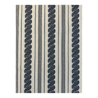 3 3/8 Yards Menerbes Stripe Fabric by Carolina Irving for Thevenon Paris For Sale