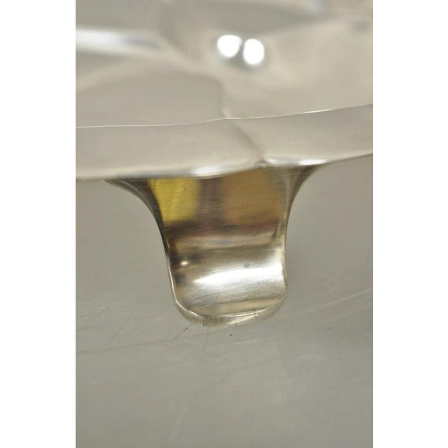 Metal Mid 20th Century Reed & Barton Chesterfield Silver Plated Meat Cutlery Serving Platter Tray For Sale - Image 7 of 11