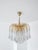 Murano Glass Teardrop Chandelier with Gilded Frame attributed to Paolo Venini, 1970s For Sale - Image 18 of 18