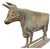 Folk Art Late 20th Century Tin Cow/Ox Weathervane For Sale - Image 3 of 8