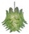Italian Green Felci Murano Glass Chandelier Green by Simoeng for Simoeng For Sale
