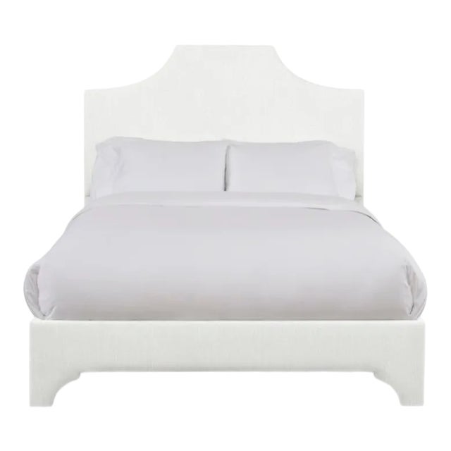 This listing is for the headboard only, and does not include the bedframe with the purchase. From Chairish's line of...