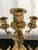 Metal Mid-Century Italian Rococo Gilt Brass 5-Arm Candelabras - A Pair For Sale - Image 7 of 14