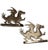 1950s Mythical Brass Dragon Bookends- Set of 2 For Sale In Dallas - Image 6 of 9