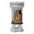 Early 19th Century Old Paris Spill Vase With Pastoral Scene and Lion Paw Feet Rook Shaped For Sale