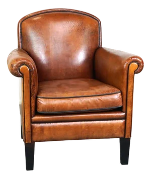 Vintage Sheep Leather Armchair