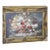 1990s Floral Splendor – Ornate Gold Gilt Framed Flower Still Life Painting For Sale