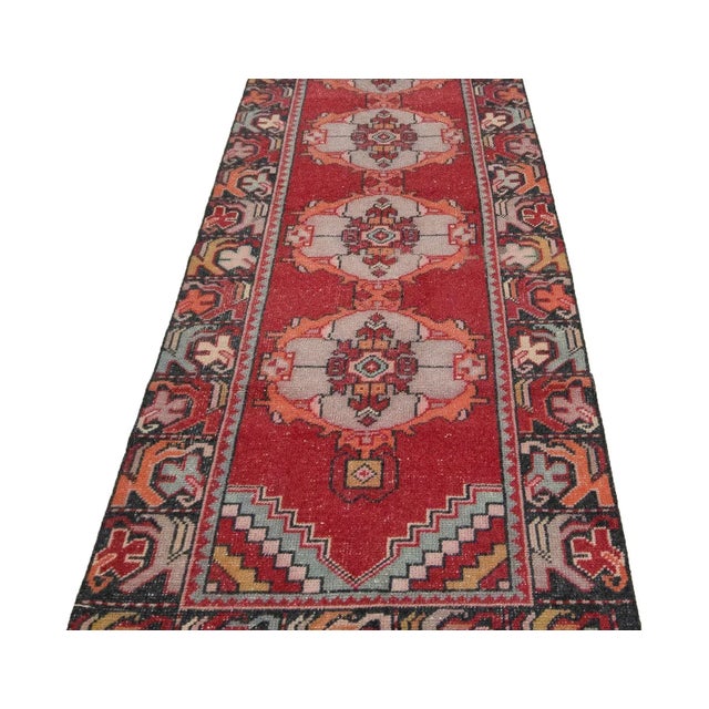 Vintage handknotted rug from Konya region of Turkey. Approximately 50-60 years old. In very good condition.