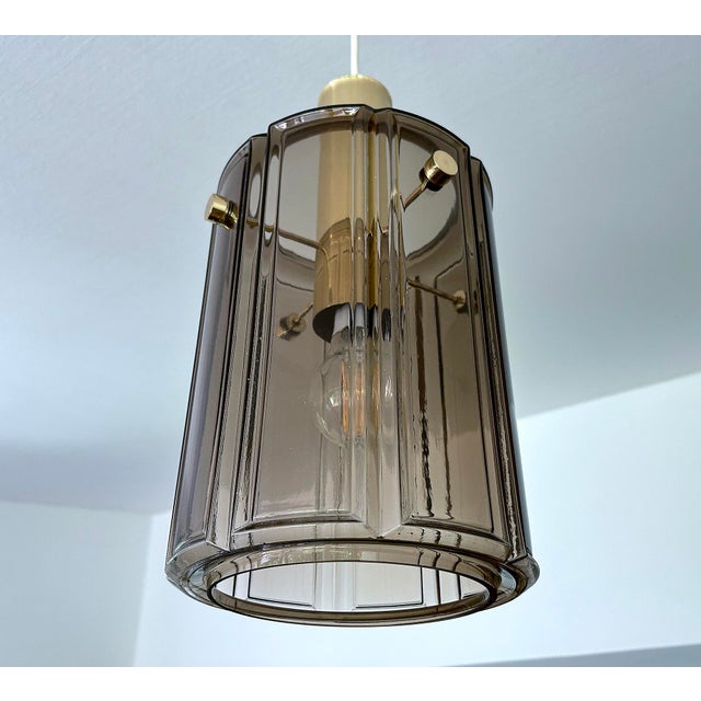 Vintage Pendant Lights in Glass from Glashütte Limburg, 1970s, Set of 2 For Sale - Image 15 of 18