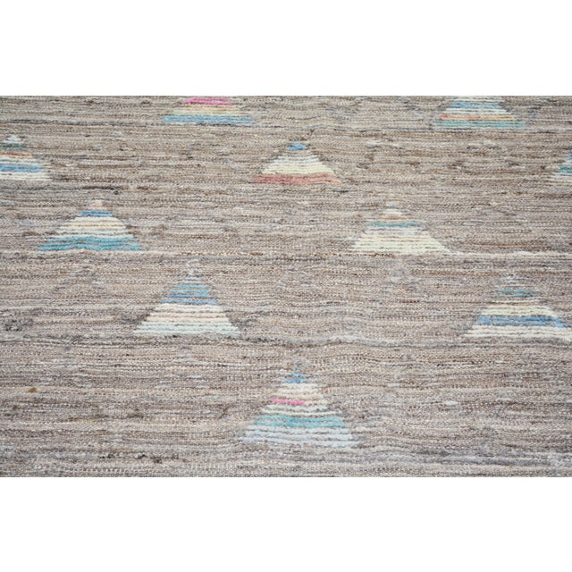 2000 - 2009 Moroccan Hand Knotted Wool Rug, 6'5"x10'1" For Sale - Image 5 of 6