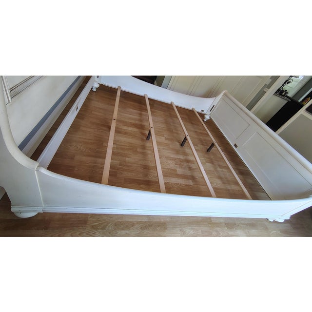 Ethan Allen White Cottage Bed (King) For Sale - Image 15 of 18