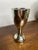Fun, large, unusual mercury glass wine goblet with almost contemporary lines in it’s simplicity. This is an authentic...