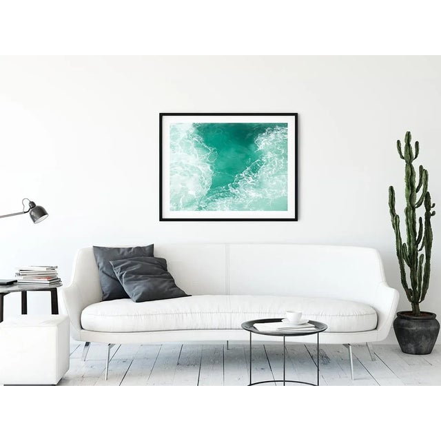 Contemporary Large Contemporary Abstract Water Art Print, 'Bosphorus' Istanbul Turkey Fine Art Photography Print, 45 X 30" Artwork For Sale - Image 3 of 8