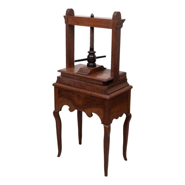 Oak Book Press on Stand, Holland, 1850 For Sale
