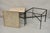 Mid Century Modern Paul McCobb Style Wrought Iron Marble Square Side Table Pair For Sale - Image 10 of 12