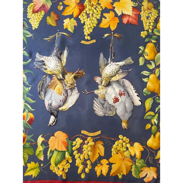 1970s Hermès Silk Scarf “Fructidor” 1979 For Sale - Image 5 of 10