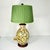 1980s 1980s Boho Chic Rustic European Italian Tuscany Style Ceramic Handpainted Flora Table Lamp With New Shade For Sale - Image 5 of 18