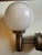 Modernist Wall Sconce in Opaline Glass and Chromed Metal, 1970s For Sale - Image 10 of 18