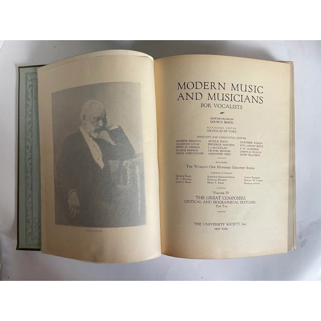 1918 Modern Music and Musicians Philharmonic Edition - 6 Volume Set For Sale - Image 10 of 12