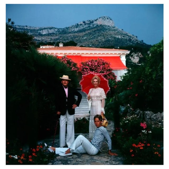 Slim Aarons, De Rosieres Family, Estate Stamped Photographic Print, 1975 / 2020s For Sale