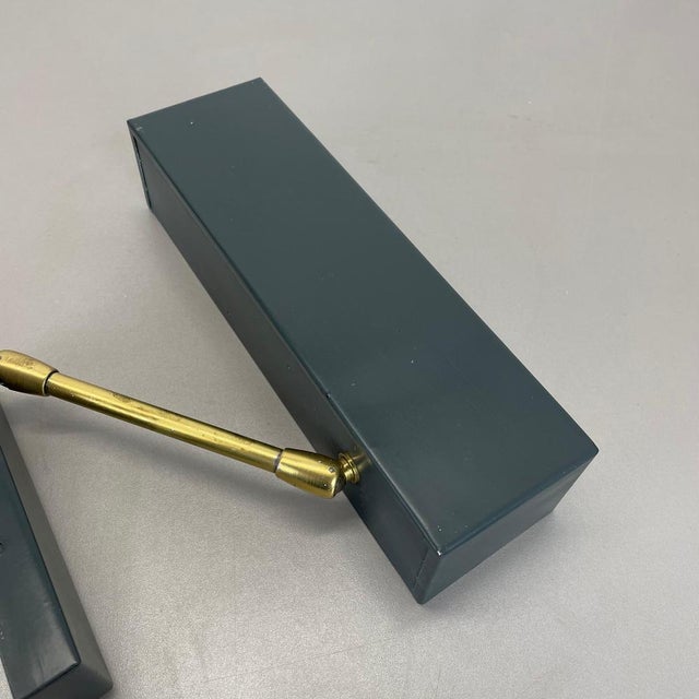 Modern Brass and Metal Adjustable Wall Light, 1950s For Sale - Image 12 of 18