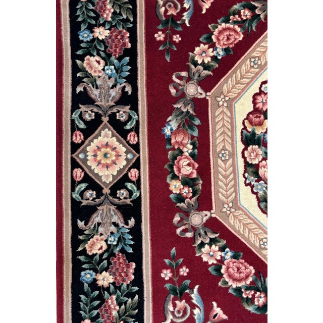 French Sevanery Rug , 6' X 9' For Sale - Image 3 of 5