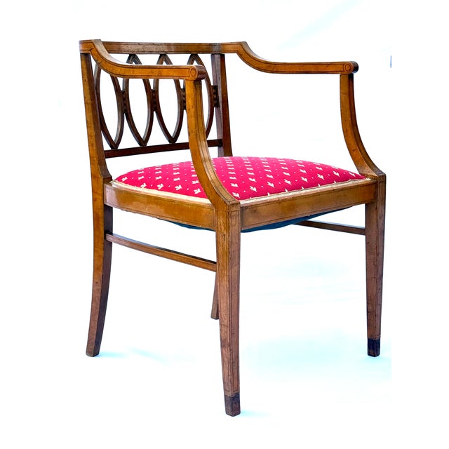 This armchair is a fine example of early 20th-century German Jugendstil design, attributed to Bruno Paul, an influential...